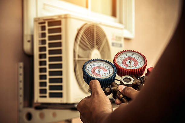 Professional Furnace Repair technician working in Riegelsville, PA